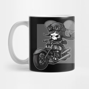 Cupcake Crossbones Biker Mug